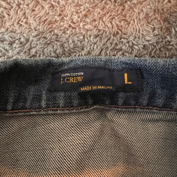 J Crew dark wash Jean Jacket. - Picture 2 of 3